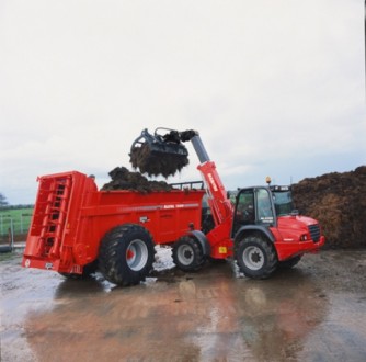 Chargement de vrac avec Manitou