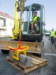 Pince à bordure mécanique sur pelle VIO Yanmar